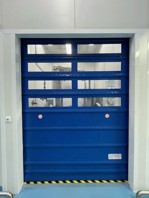 Porte souple enroulable